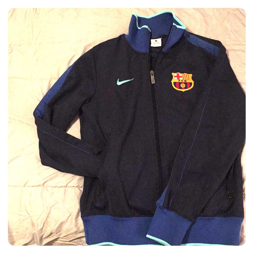 Nike FCB soccer/track jacket, sz S